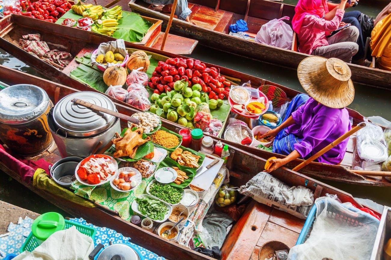 ตลาดน้ำดำเนินสะดวก-ตลาดร่มหุบ